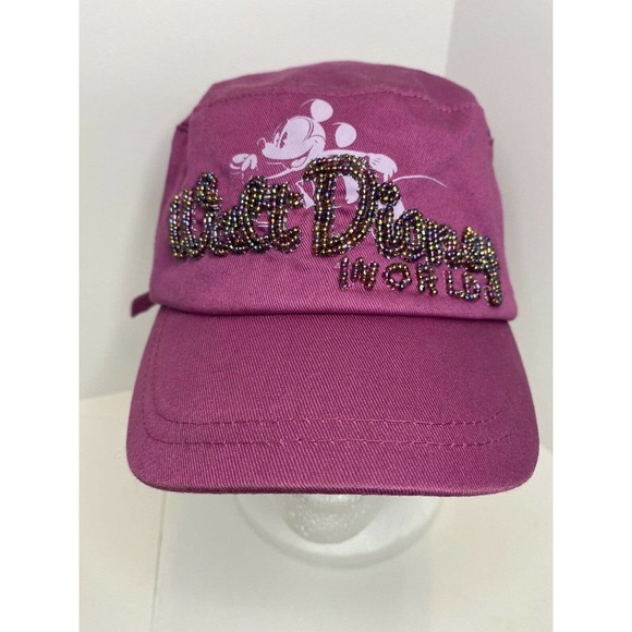 Walt Disney World Parks Sequin Pink Short Brim Hat - Picture 2 of 4